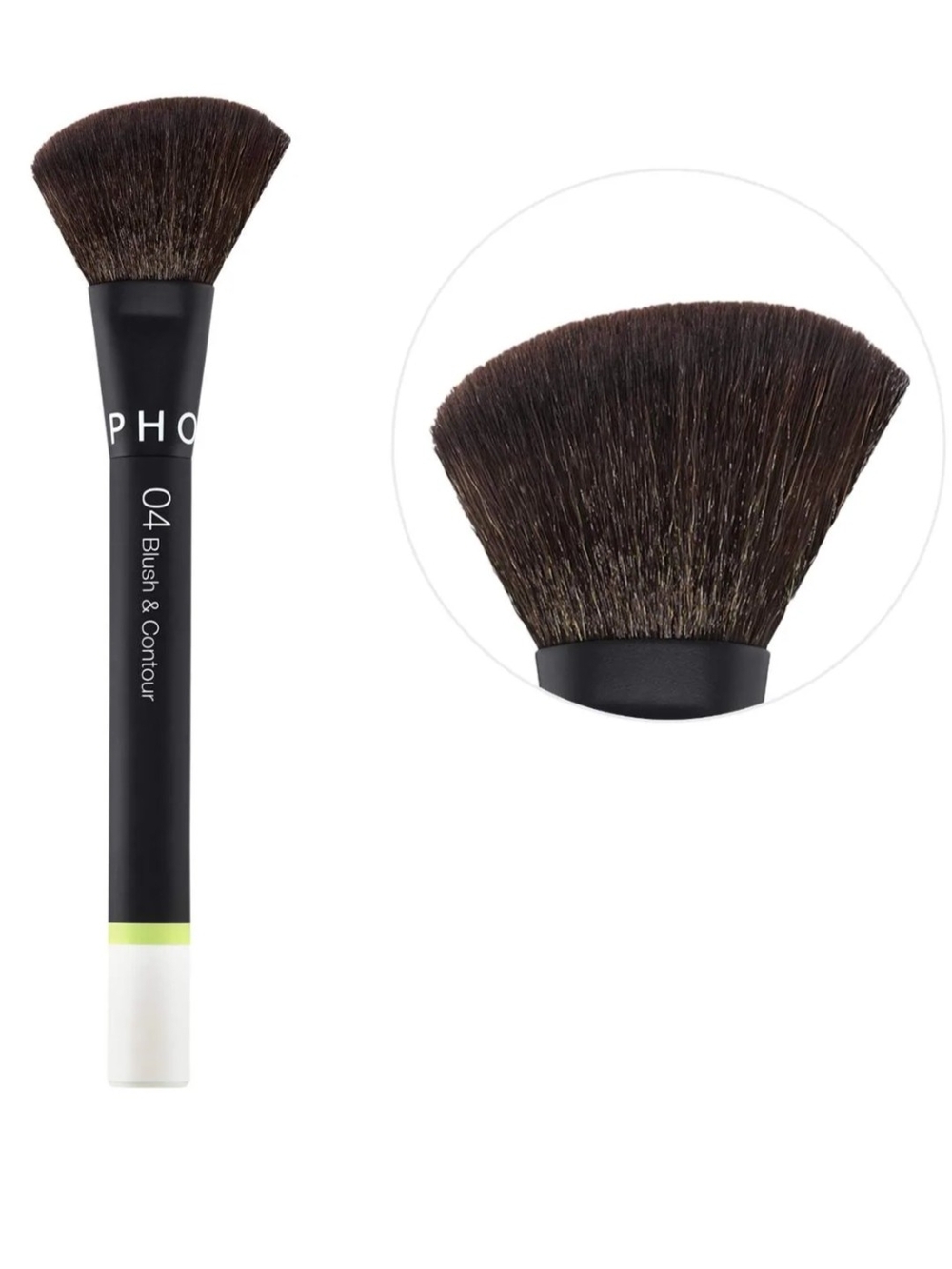 SEPHORA - Pair of Make-Up Brushes - 04 Cheek & 12 Dual Brow (New Open Box) - Picture 5 of 6